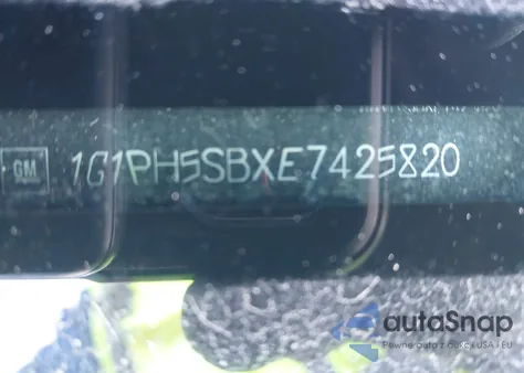 2014 Chevrolet Cruze Eco Auto from USA, damaged, VIN 1G1PH5SBXE7425820